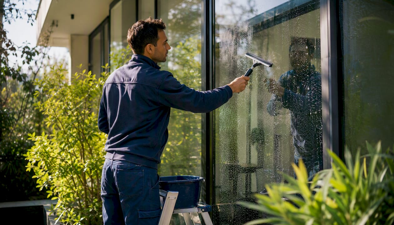 Spécialiste du nettoyage de vitres à domicile à Cergy