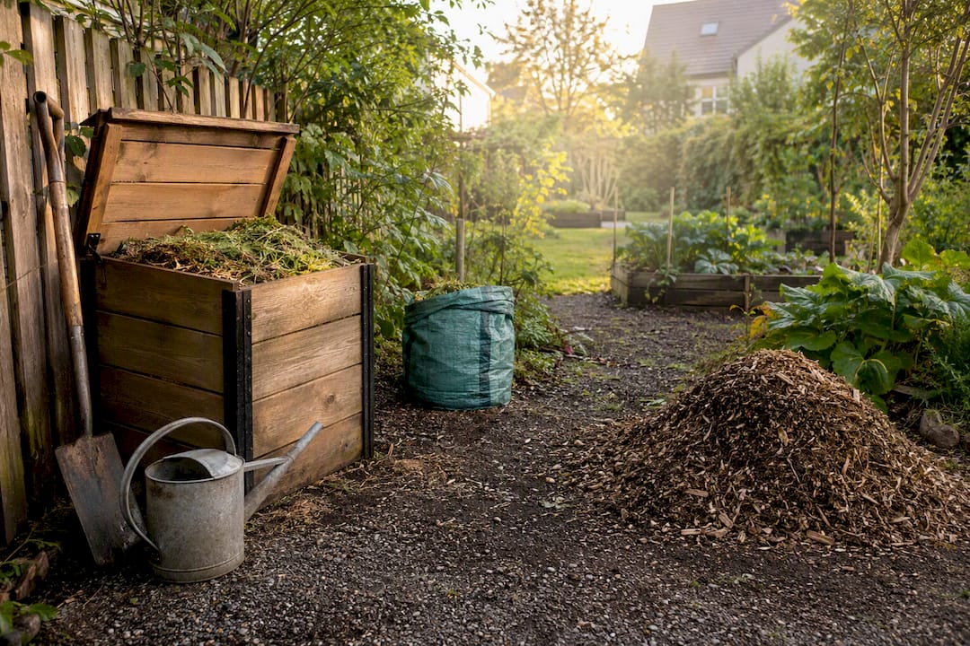 Trois options pour éliminer les déchets verts dans le jardin
