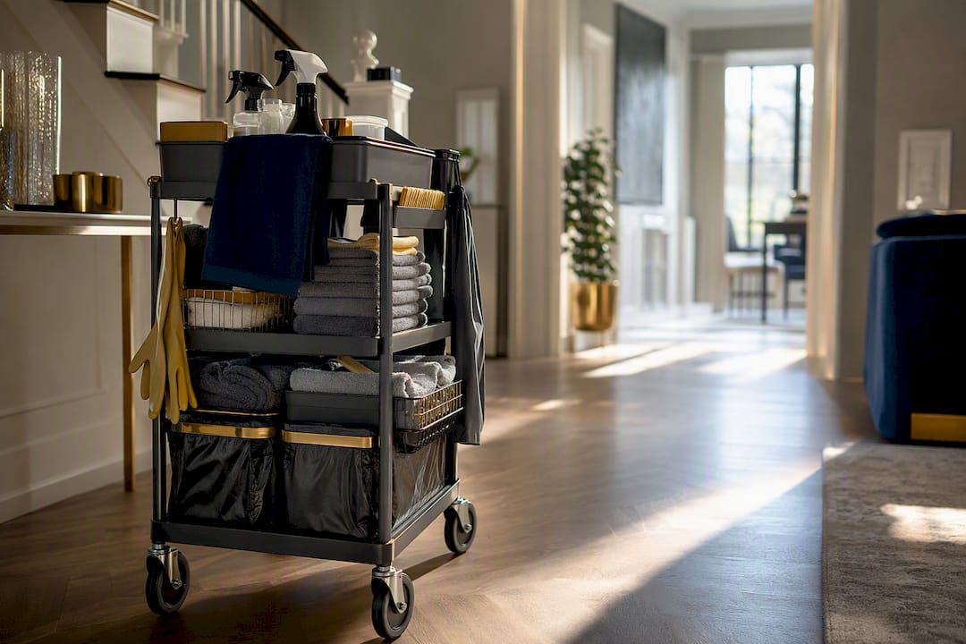 Chariot de nettoyage pour une grande maison