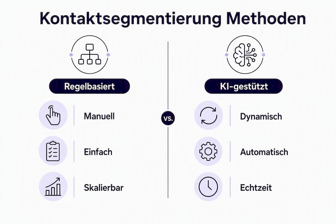 Infografik: Überblick und Vergleich verschiedener Segmentierungsmethoden