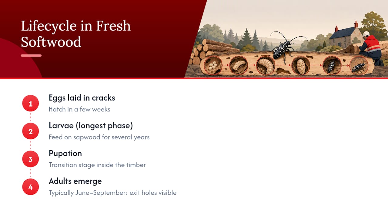 Why does it target fresh softwood timber? — overview diagram