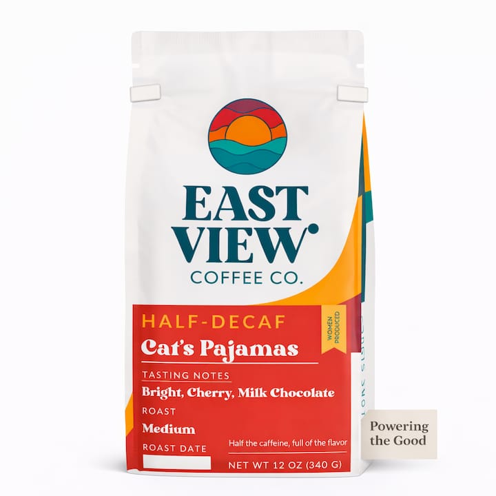 Cat's Pajamas Half-Caff Freshly Roasted Coffee