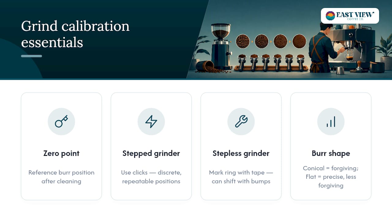 Grind Size Calibration Techniques and Equipment — overview diagram