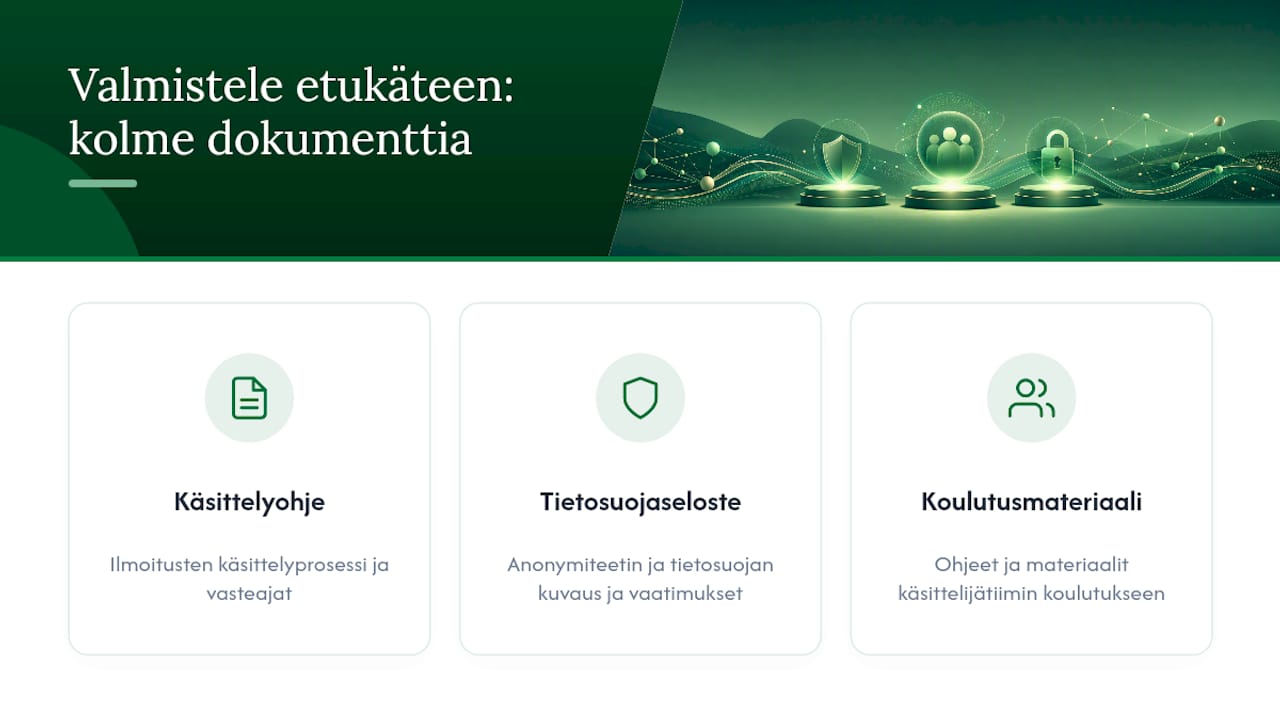 Perspektiivi: käytännön huomioita vastuuhenkilölle — overview diagram