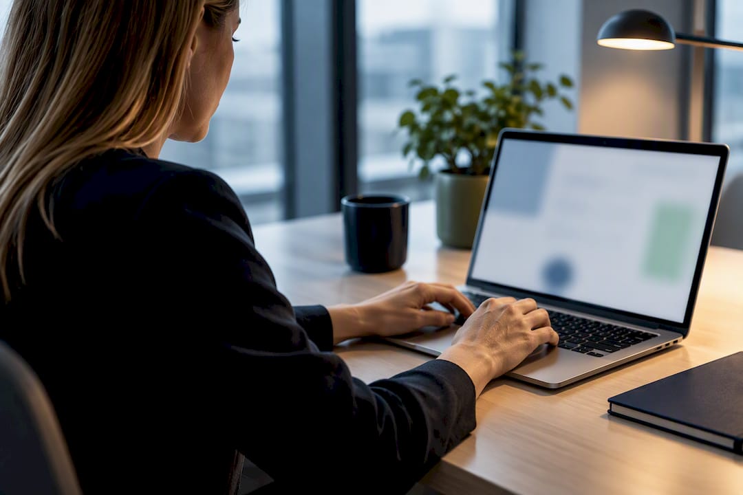 Mitarbeiterin macht von einem anonymen Hinweisgeberkanal Gebrauch