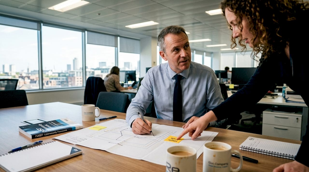 Team mapping network zones collaboratively