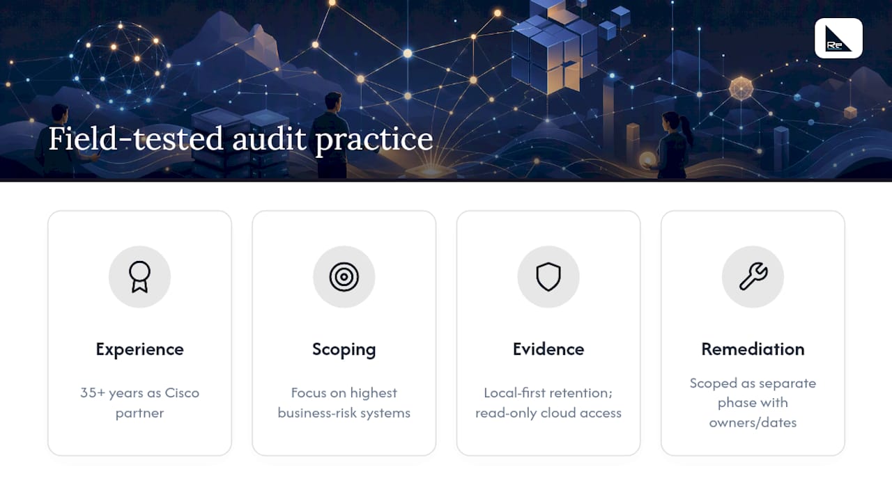 Why this checklist reflects field-tested audit practice — overview diagram
