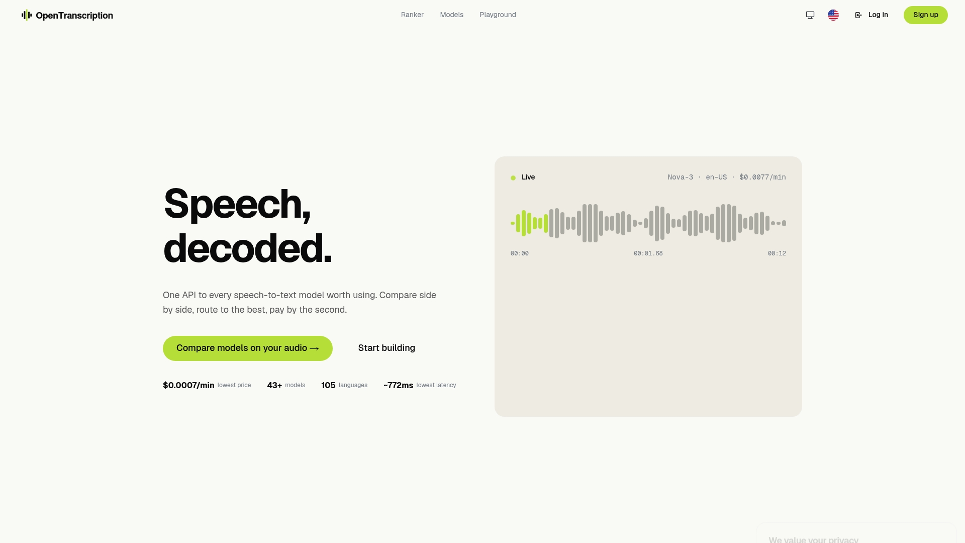 OpenTranscription