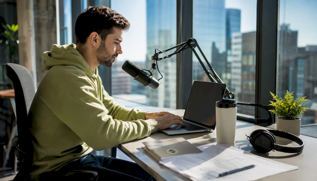 Developer working on streaming voice agent API