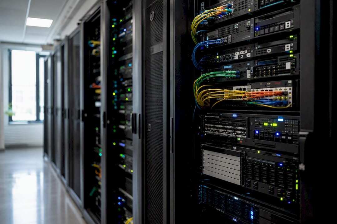 Server racks for large-scale audio transcription