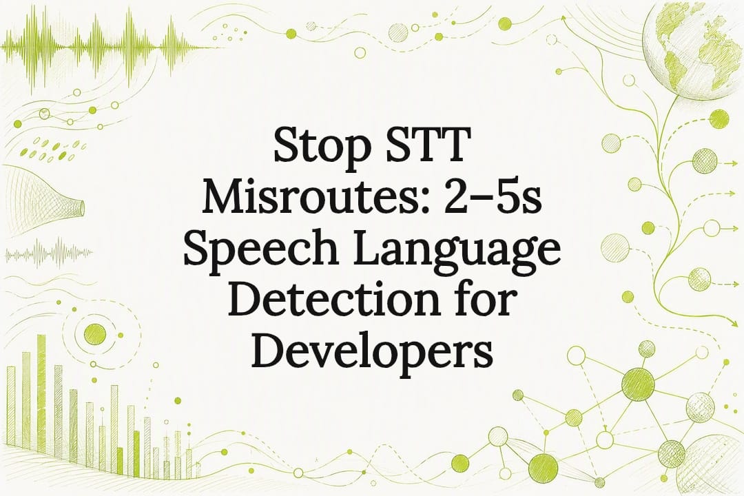 Decorative speech detection article title card