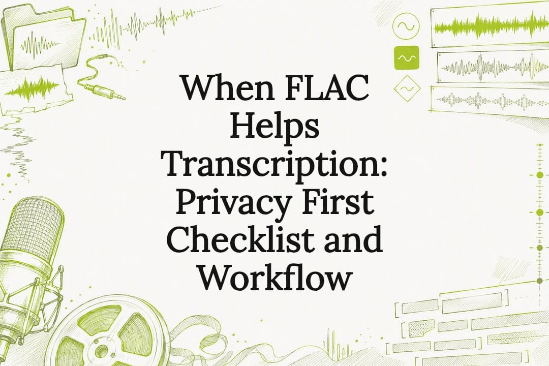 Decorative FLAC transcription title card
