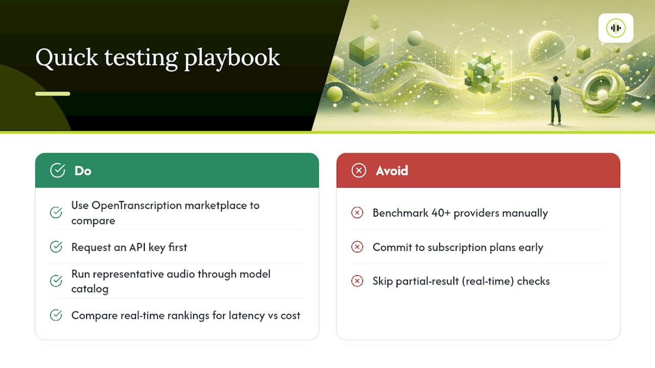 How OpenTranscription Speeds Up Model Selection and Testing — overview diagram