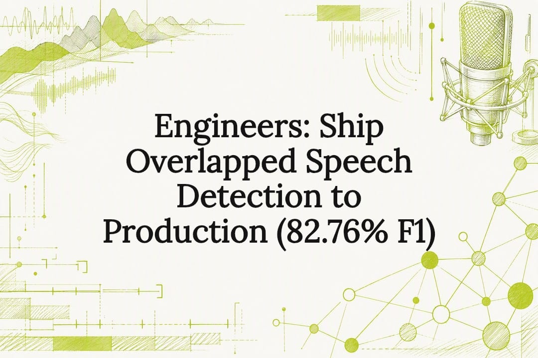 Decorative overlapped speech detection title card