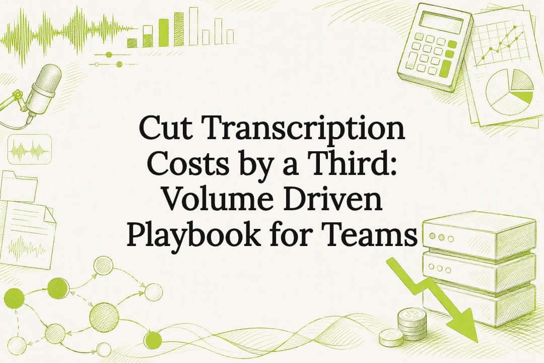 Decorative transcription cost title card