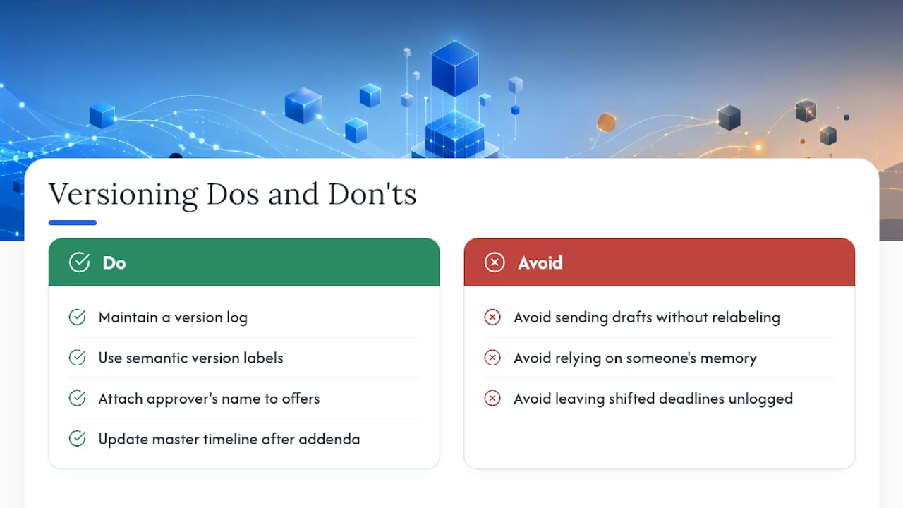 The Version Mistakes Nobody Talks About — overview diagram