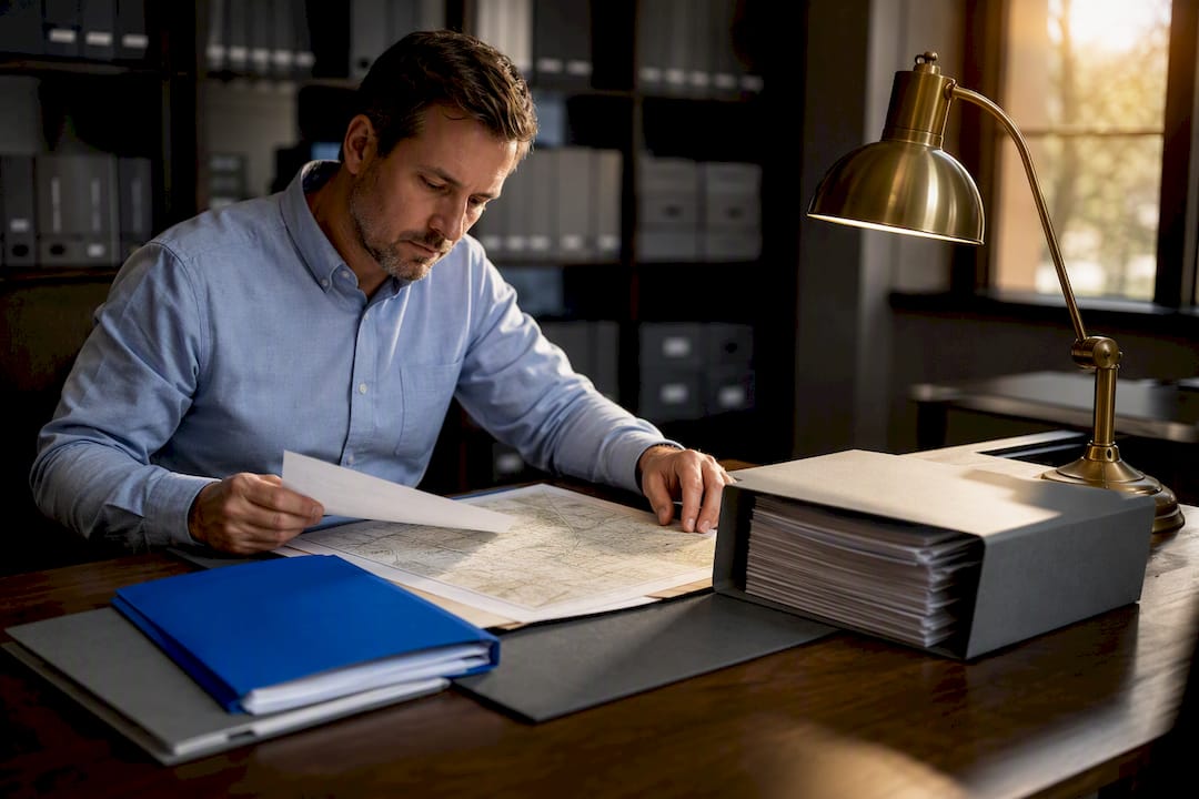 Verifying property records before sending offer