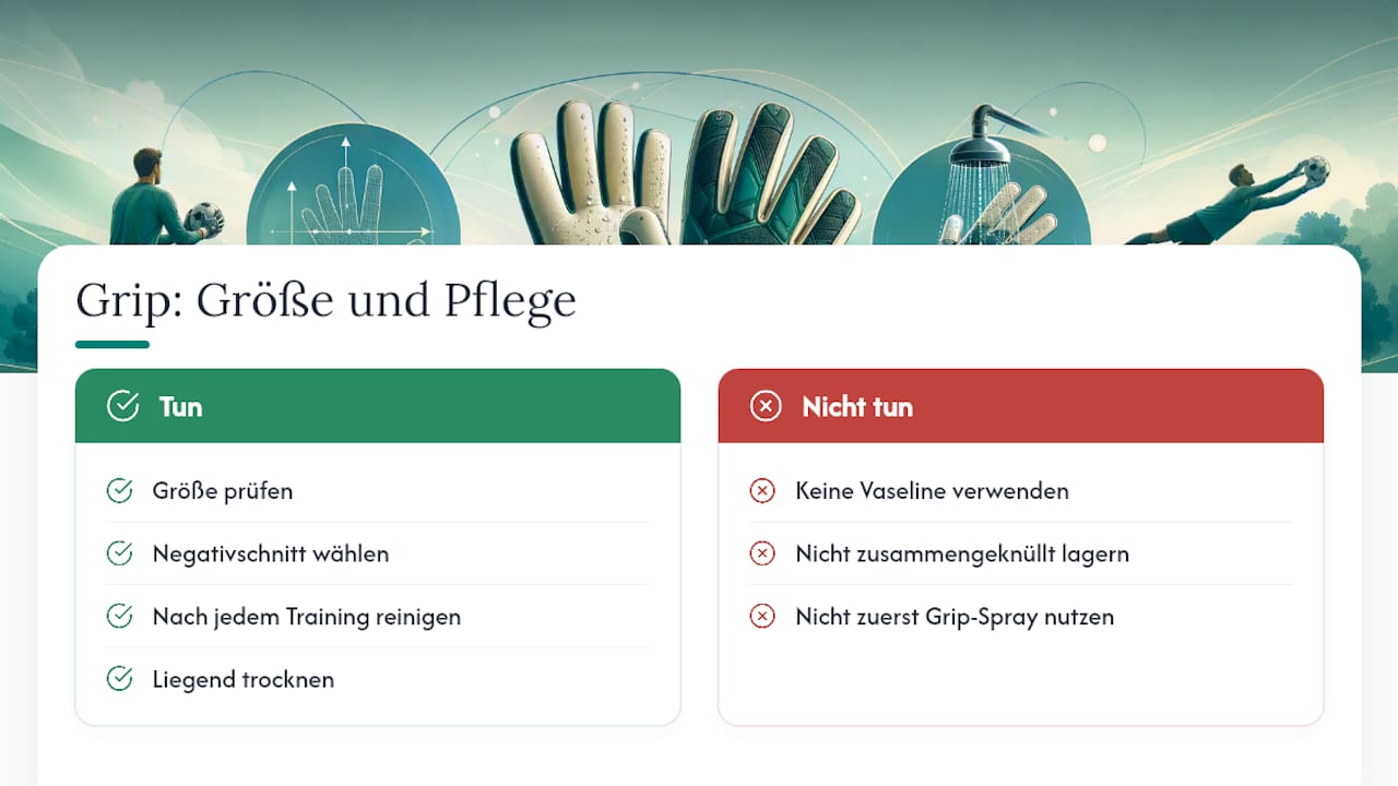 Was die meisten Torhüter beim Thema Grip falsch einschätzen — overview diagram
