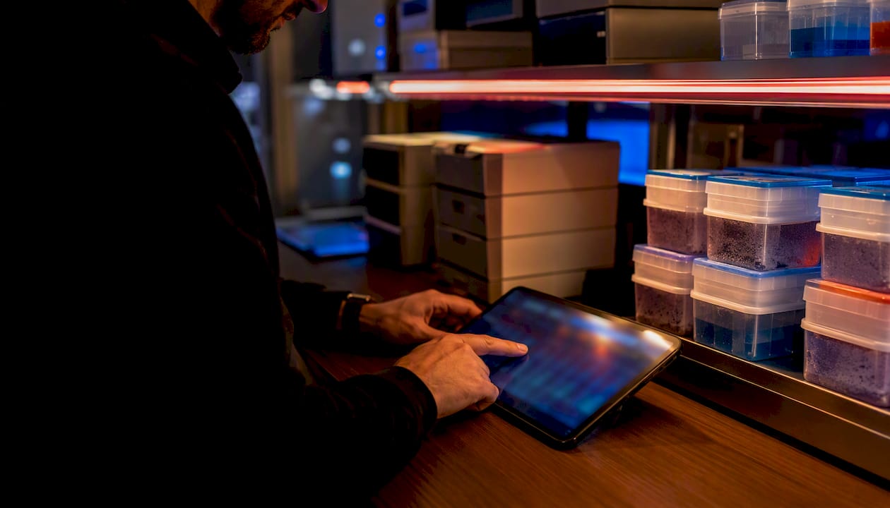 Phenotype data on tablet in pharmacogenomics lab