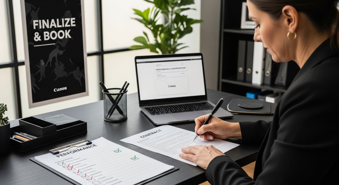 educational performer booking event planning