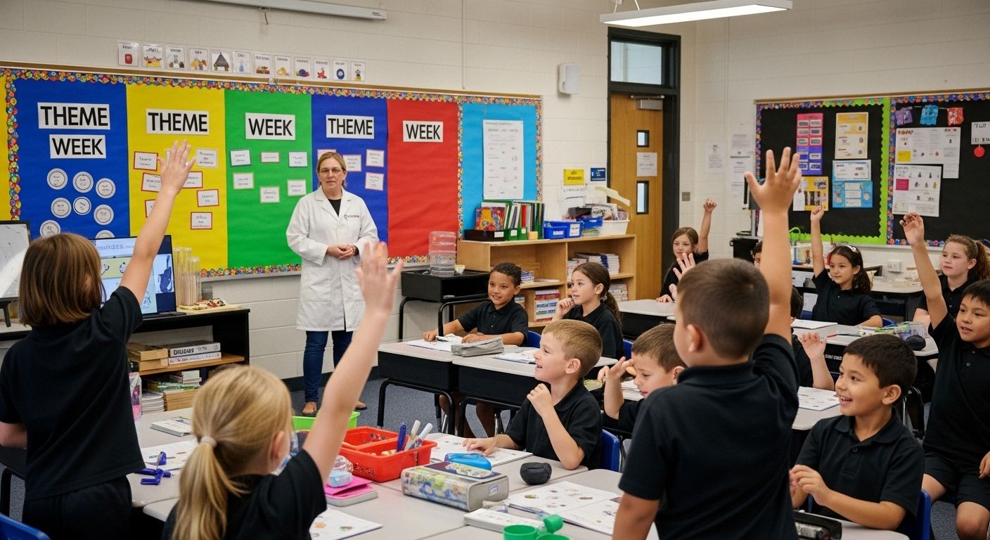 school theme week assembly