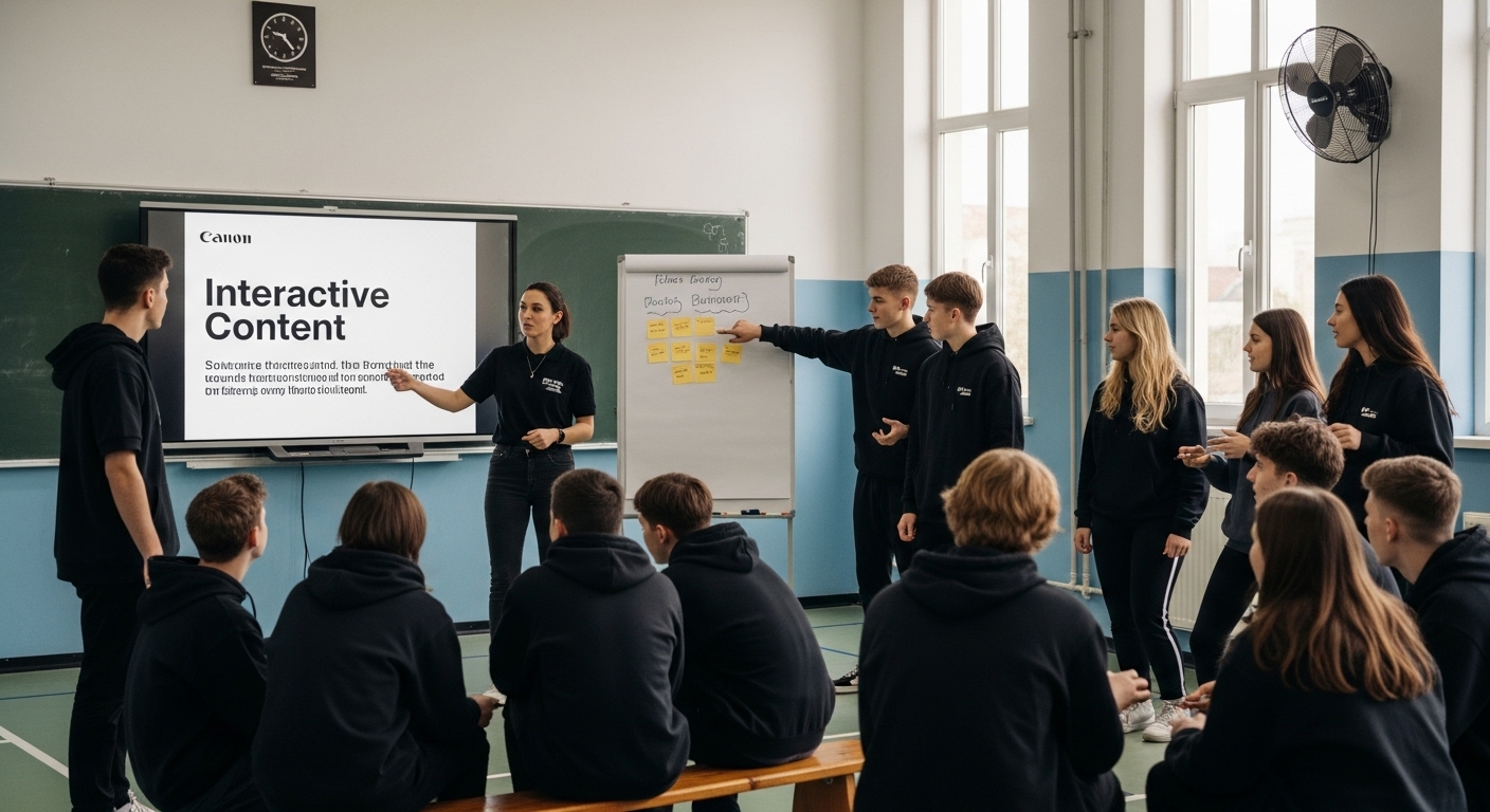 interactive assembly demonstration