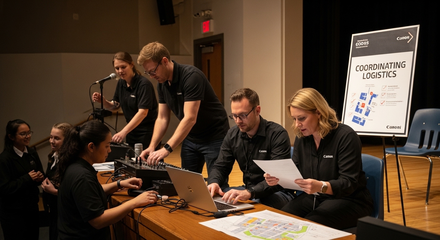 school event logistics coordination