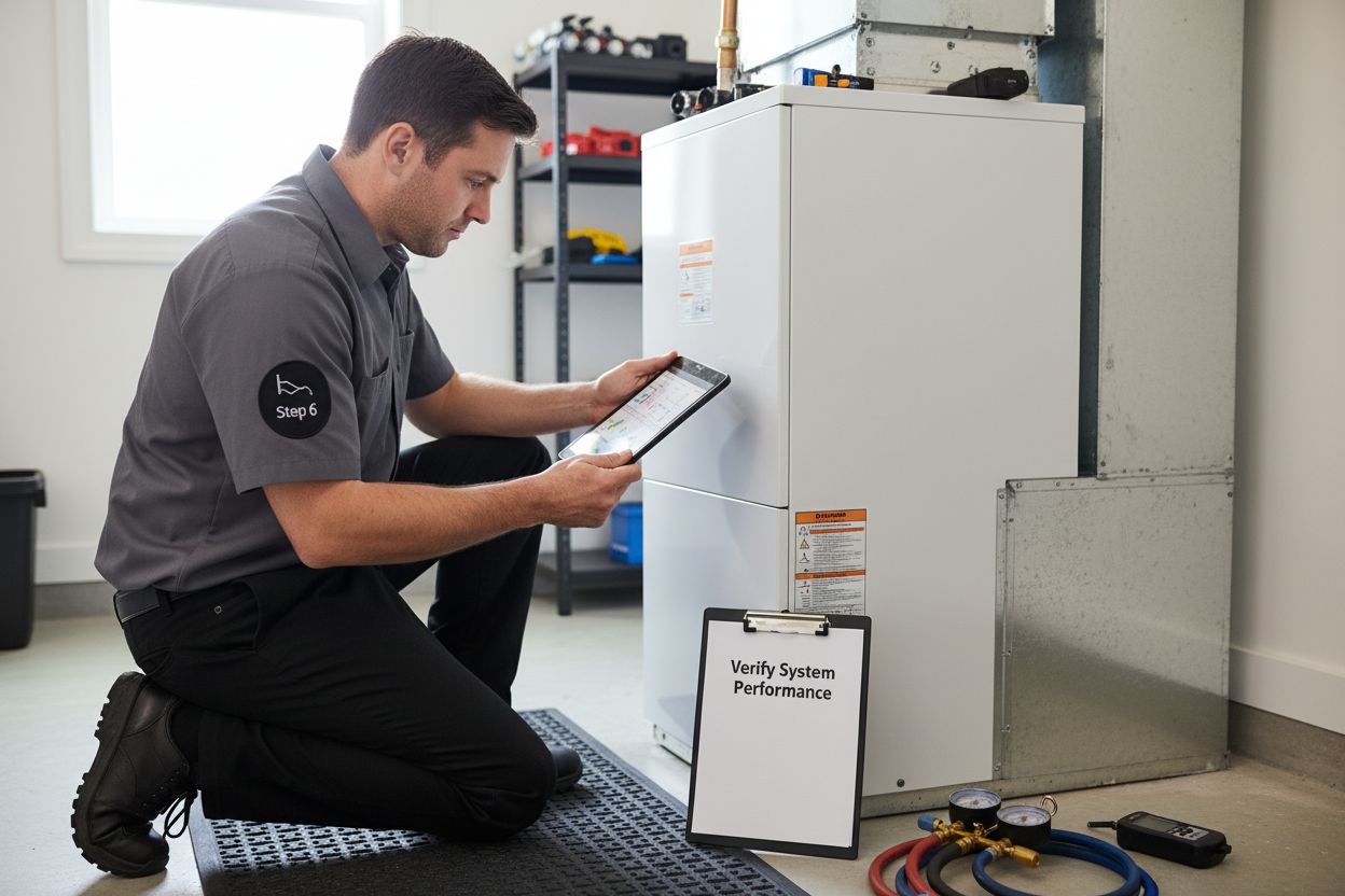 HVAC installation verification