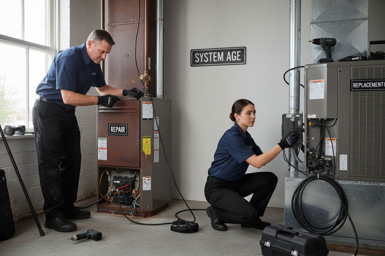 hvac system age