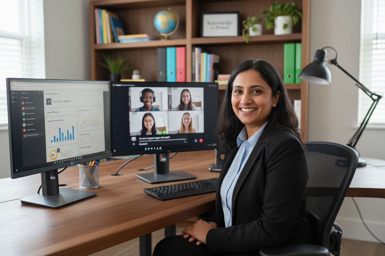 virtual teacher workspace