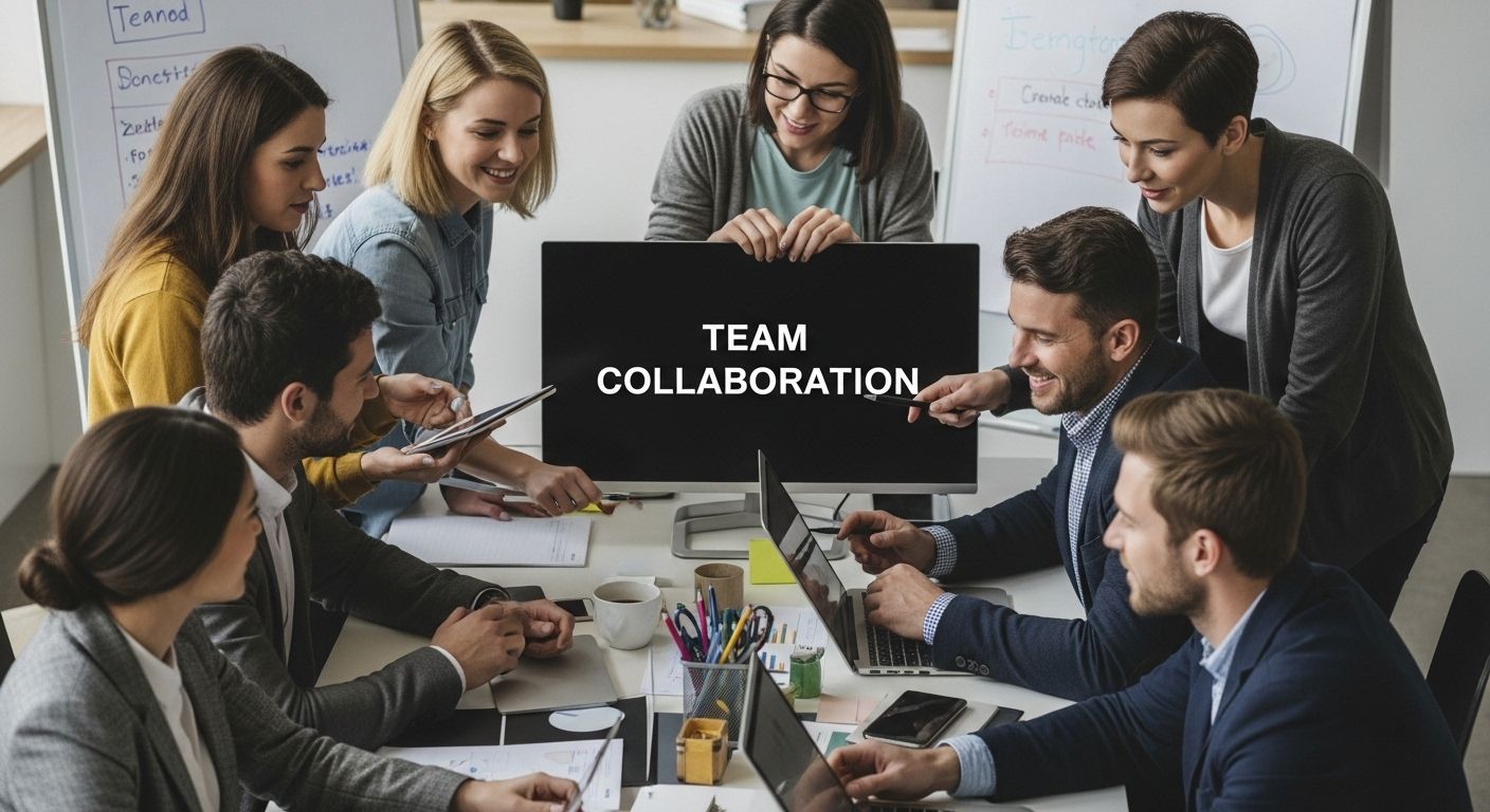 team collaboration guide office meeting