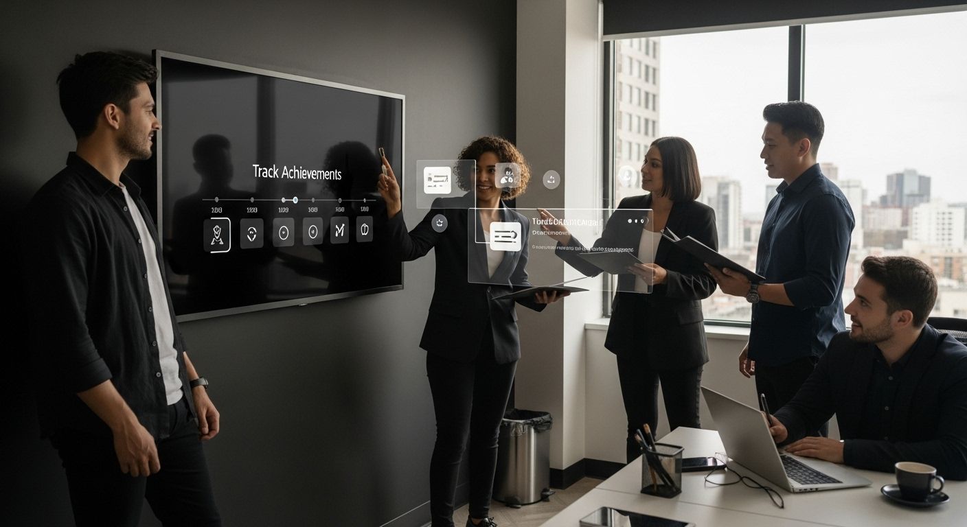 track achievements progress teamwork