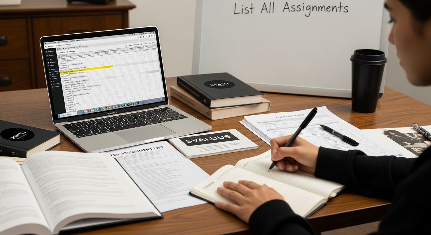 student listing assignments