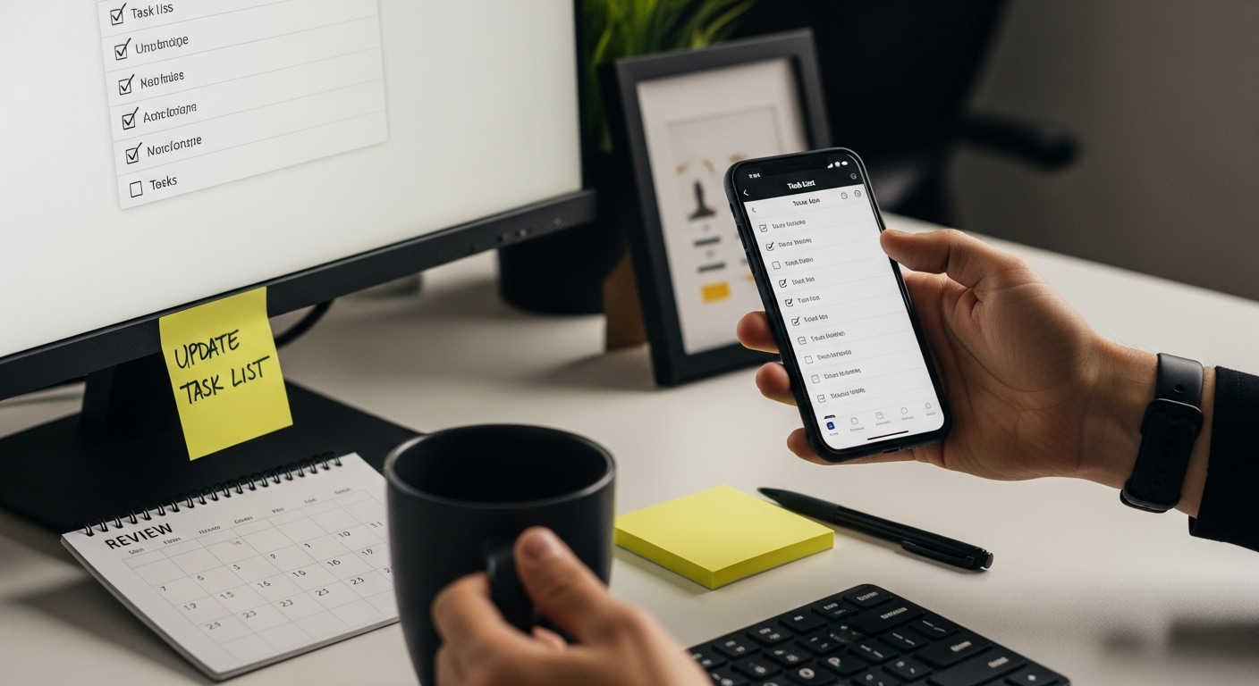 updating task list workflow