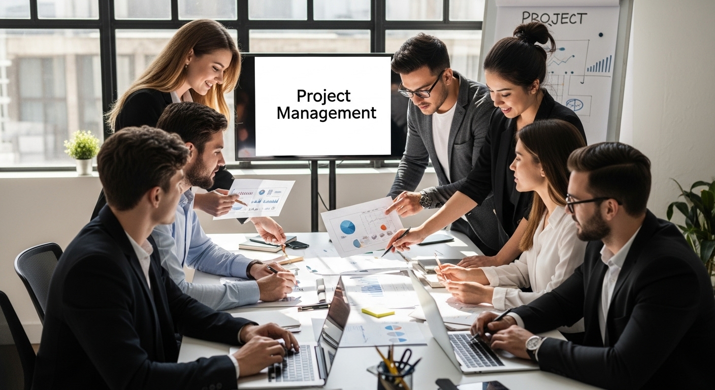 project management teamwork office