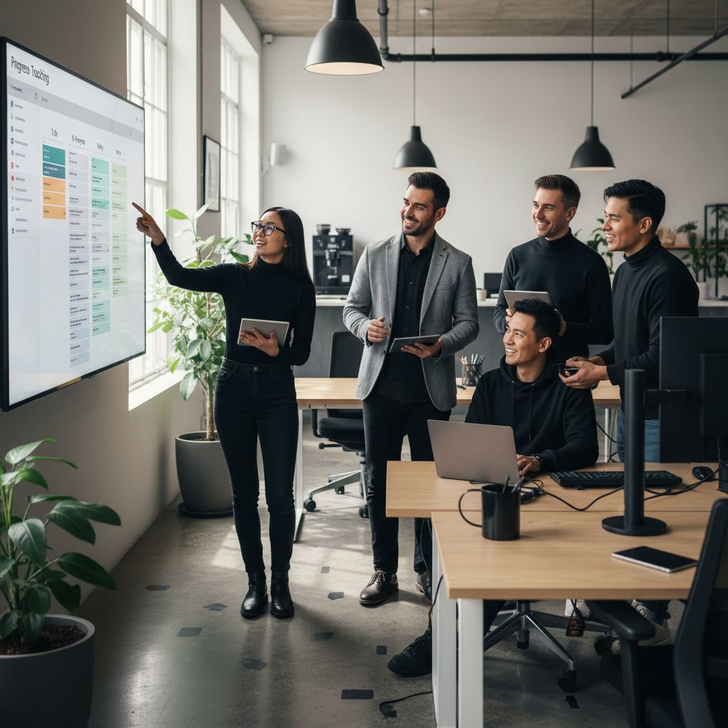 workflow progress tracking team