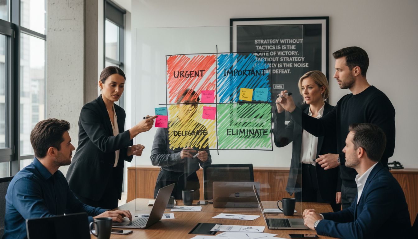 eisenhower matrix teamwork office