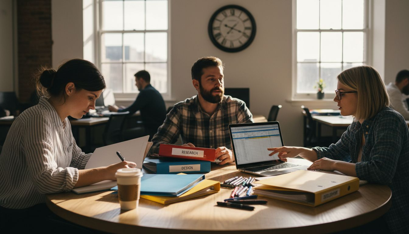 Team batching tasks at project meeting