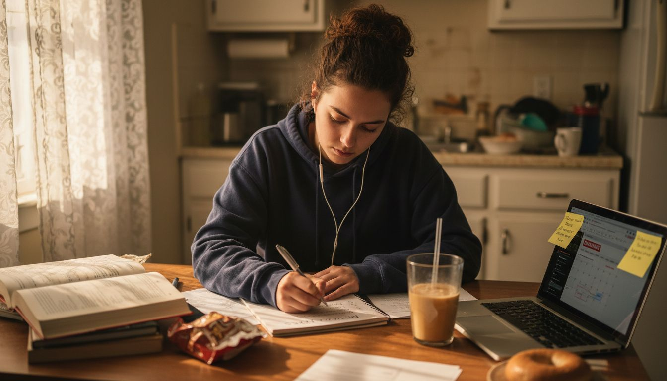 Student dividing work into micro-tasks