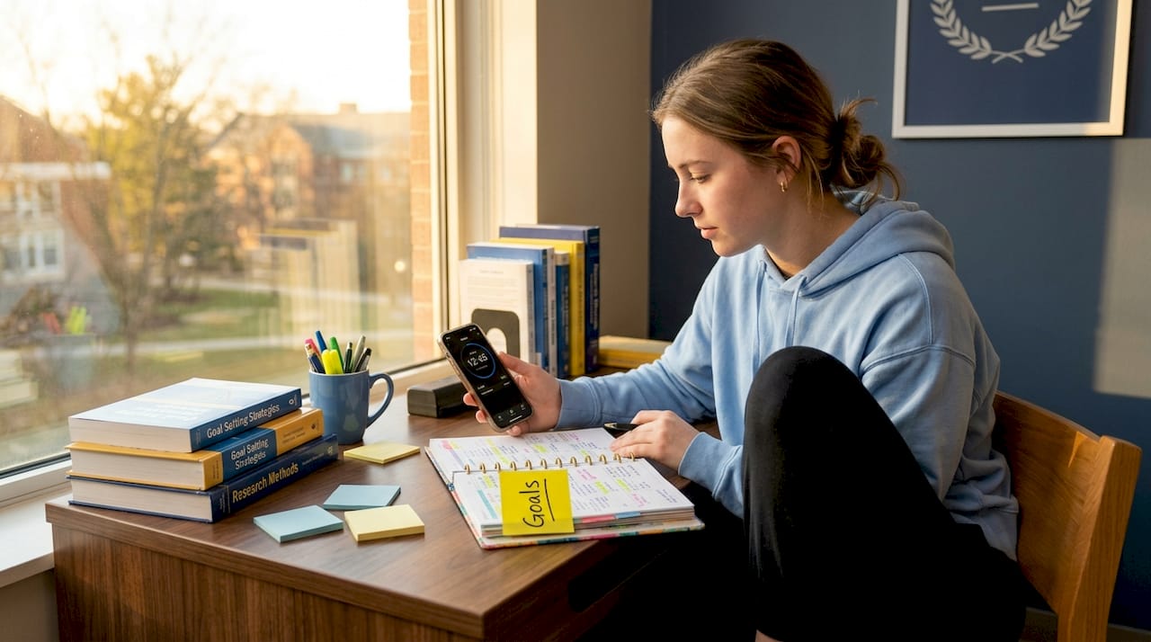Student balancing tasks in casual space