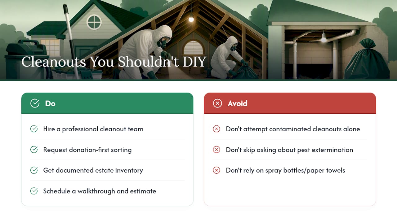 Bereavementcleanoutservices handles the cleanouts you should not do alone — overview diagram