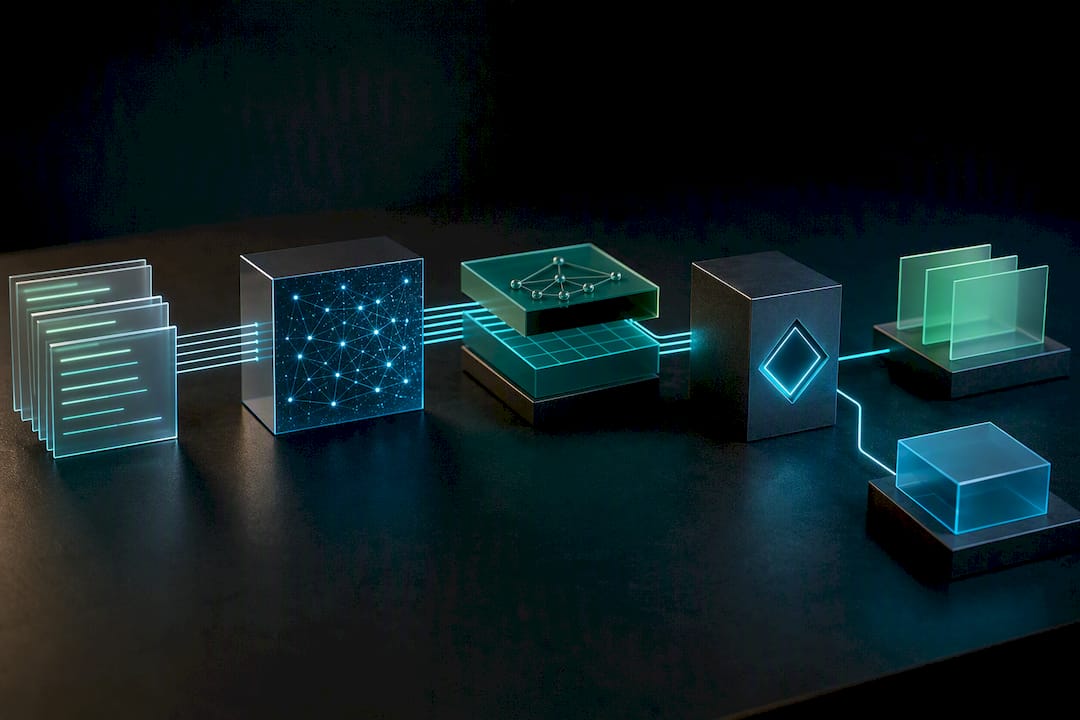 Hybrid AI and rules coding architecture