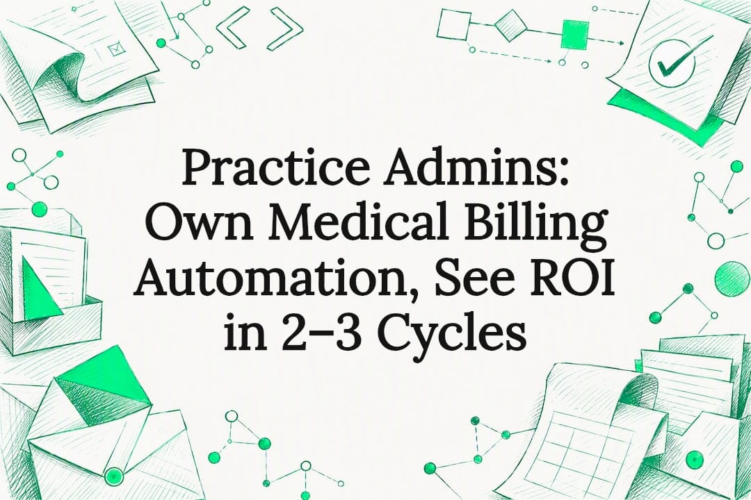 Practice Admins: Own Medical Billing Automation, See ROI in 2–3 Cycles