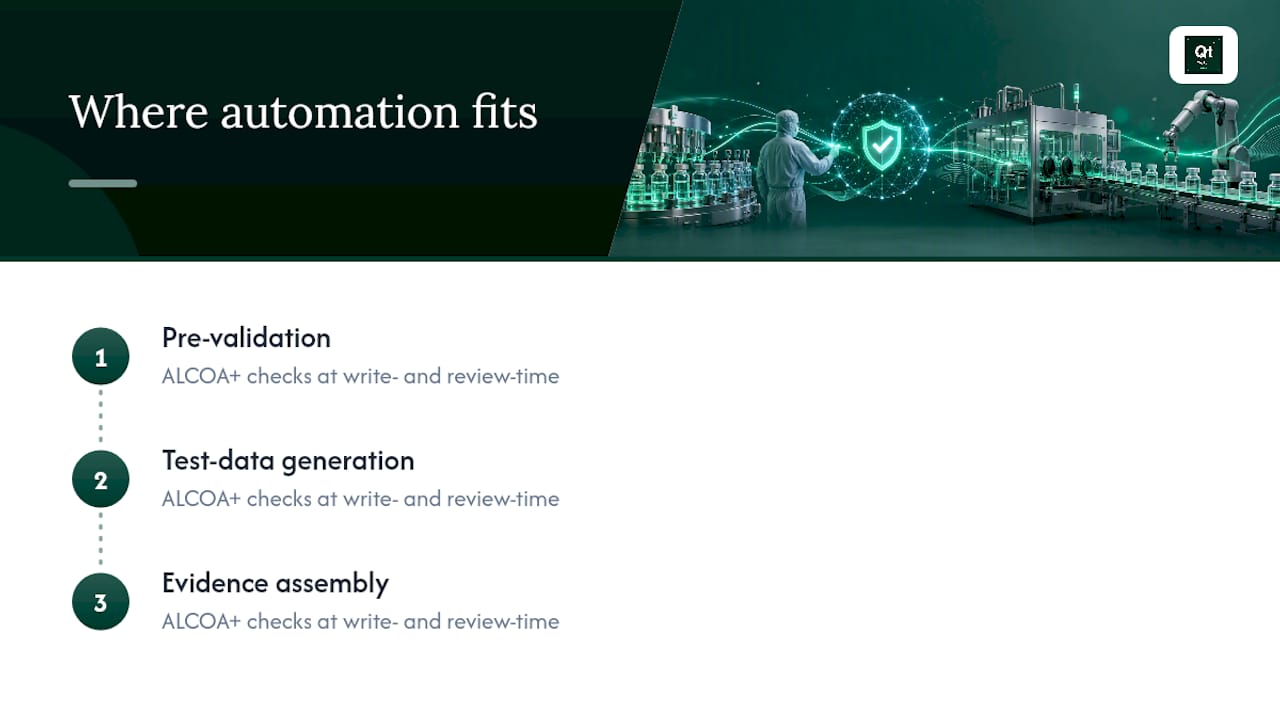 Three-stage automated CSV validation workflow