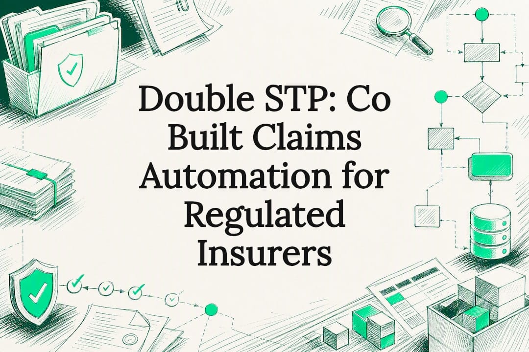 Double STP: Co Built Claims Automation for Regulated Insurers