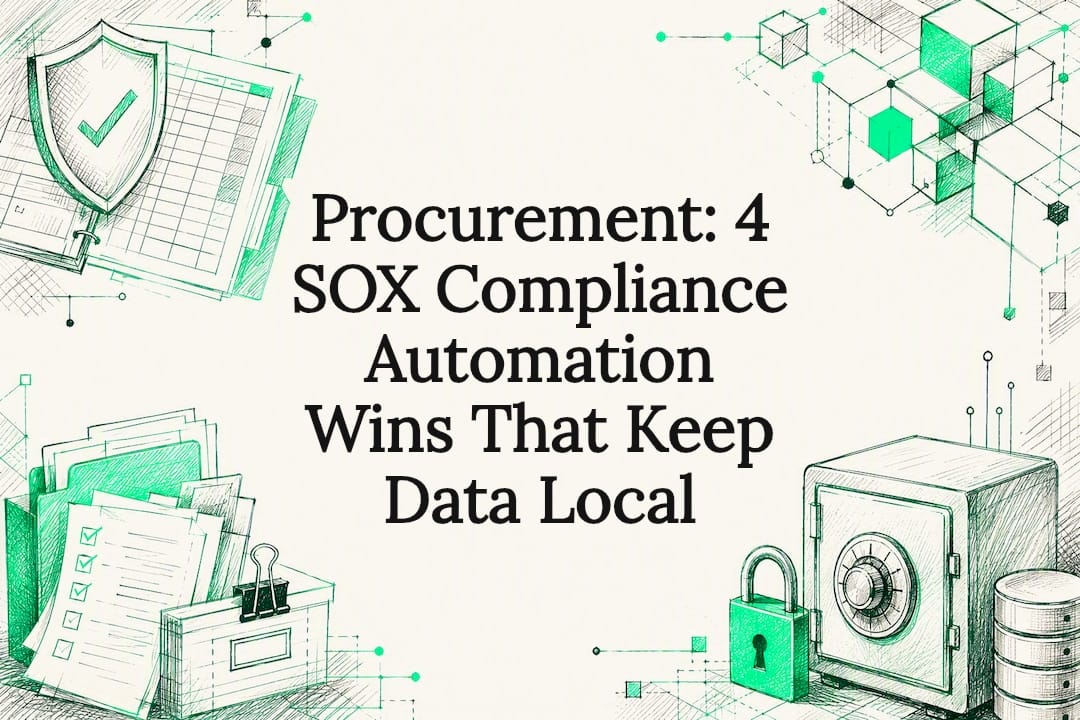Procurement: 4 SOX Compliance Automation Wins That Keep Data Local