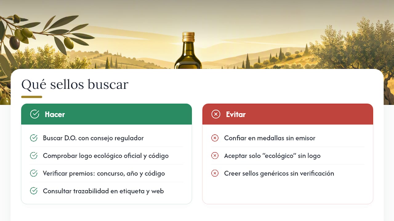 Sellos, certificaciones y premios: cuáles buscar y cómo verificarlos — overview diagram