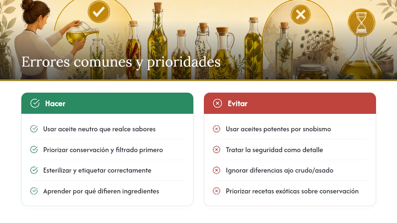 Lo que la mayoría se equivoca sobre los aceites infusionados — overview diagram