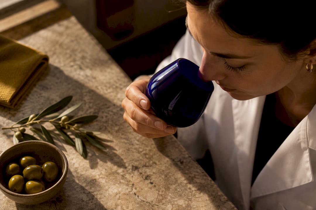 Degustación sensorial de aceite de oliva