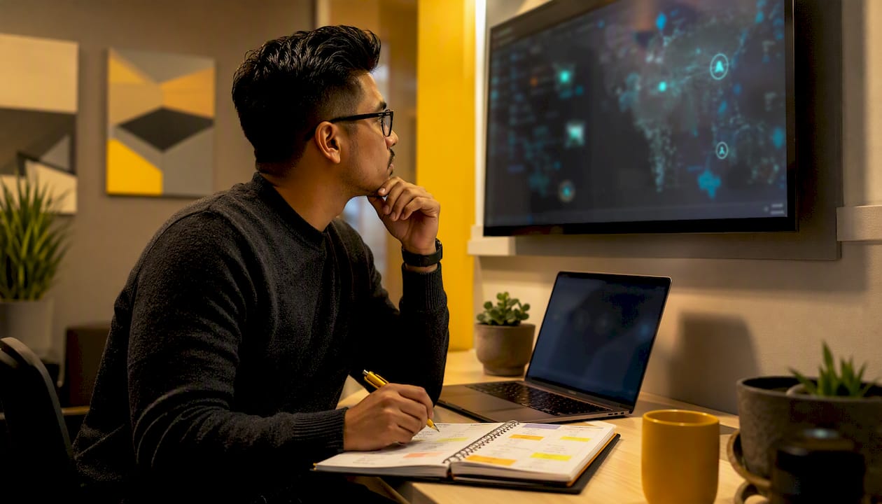 IT specialist managing data security for field service